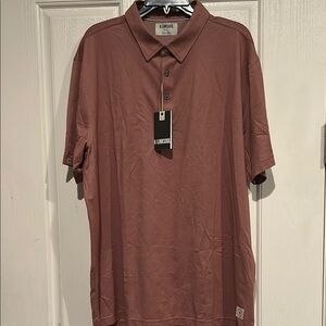Linksoul Brown Polo Shirt Relaxed Fit